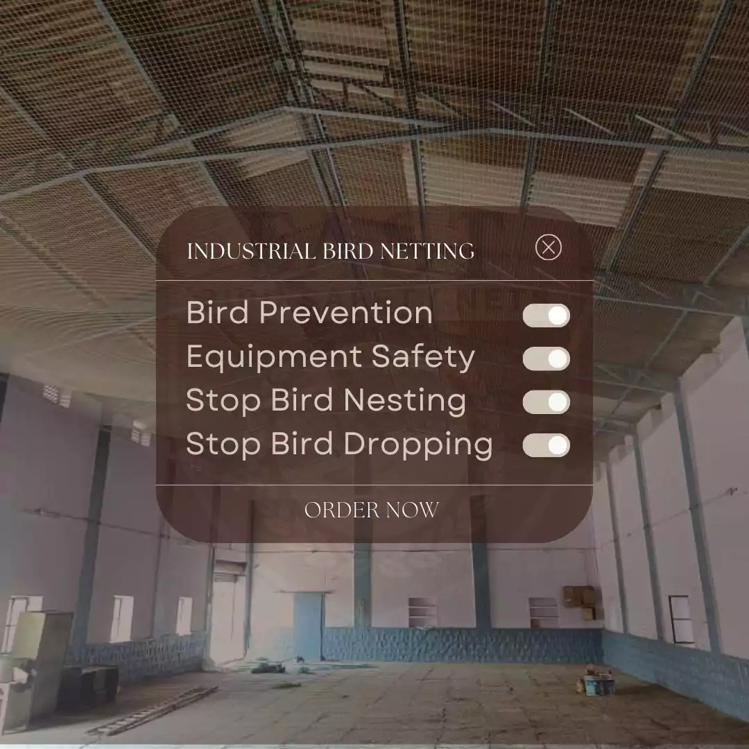 Bird Netting in Factory