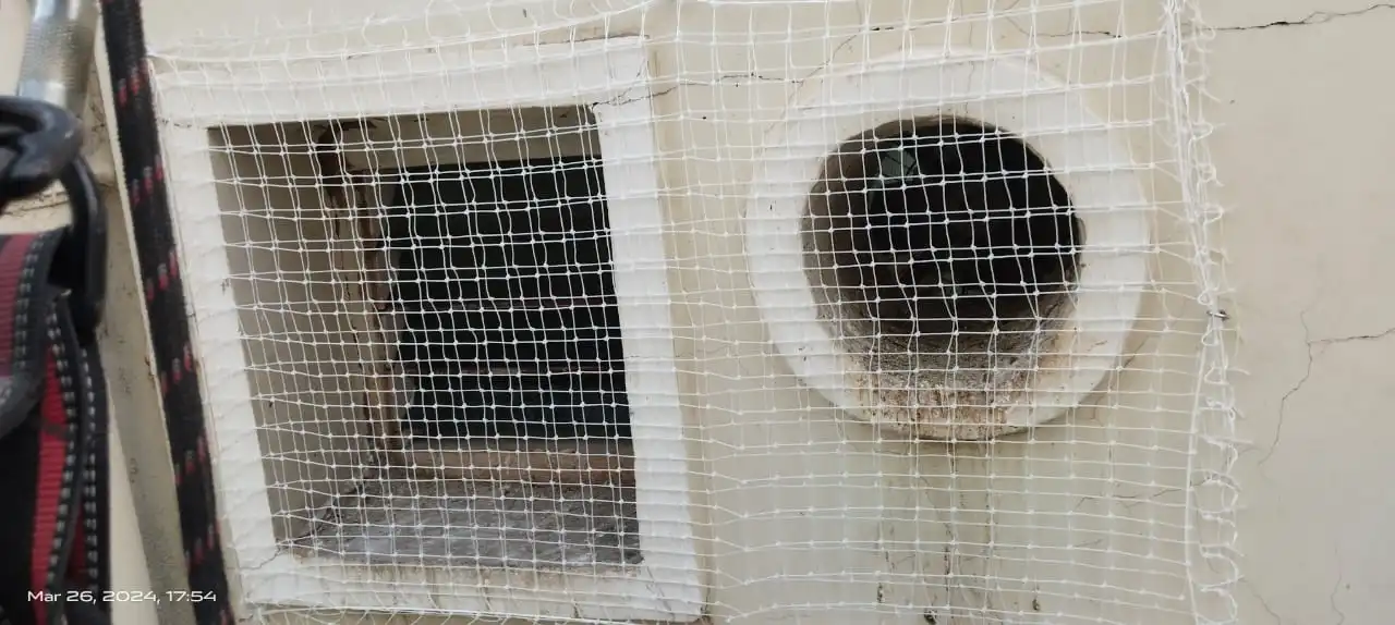 kitchen utility and window work done by Fast Safety Nets Hyderabad