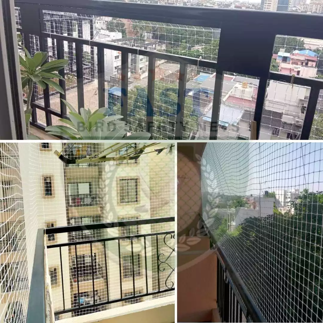 Pigeon Net Fixing for Balcony in Hyderabad