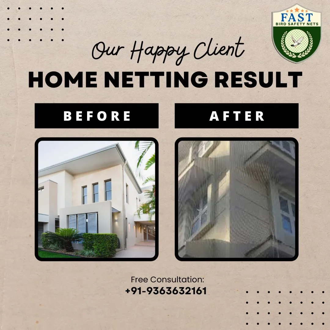 House Covering Nets for Pigeons