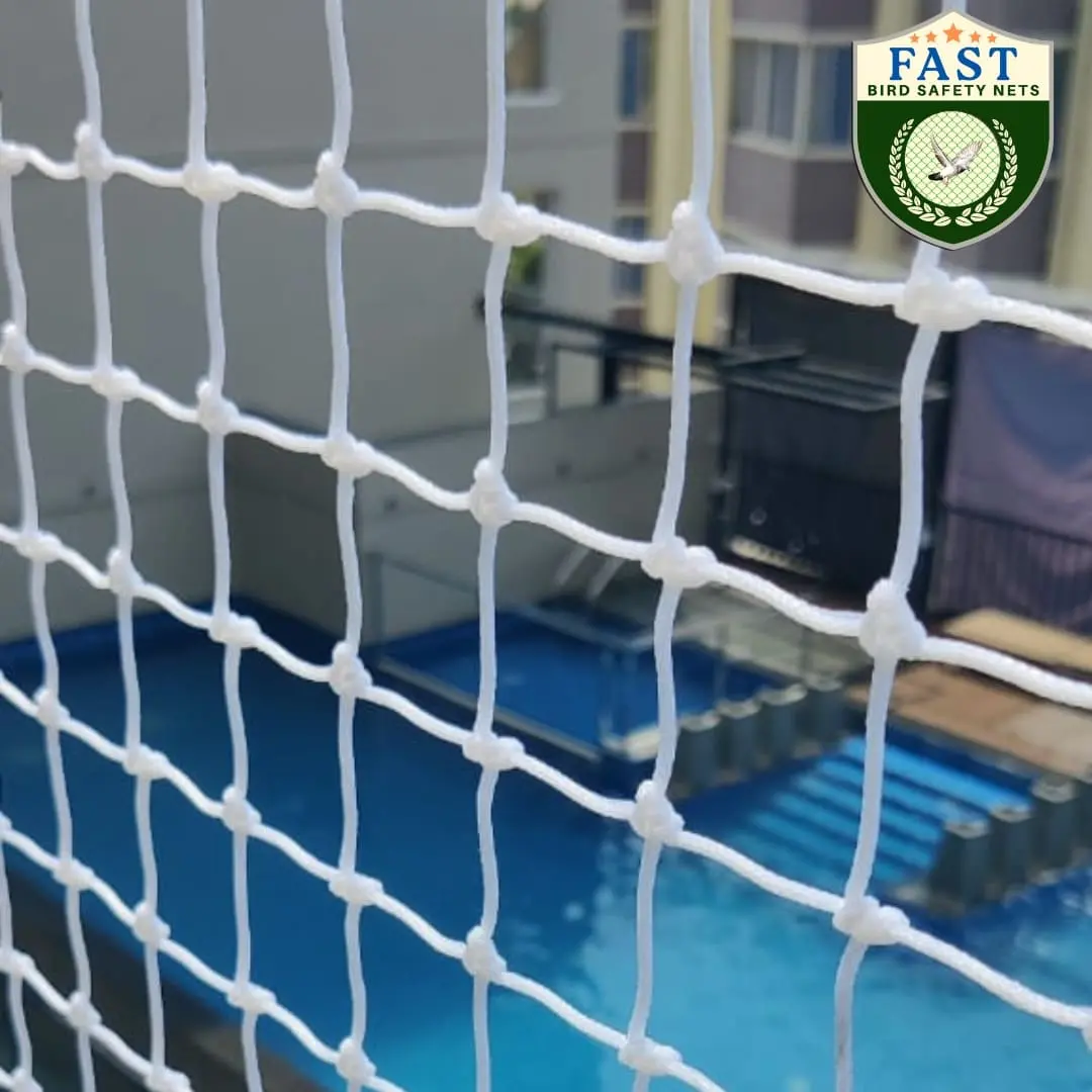Pigeon Nets Installed at Balcony