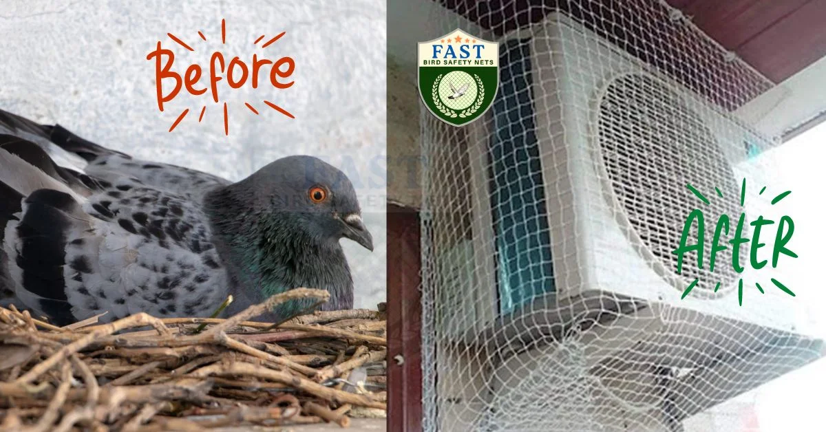 Pigeon Netting for AC outdoor Unit